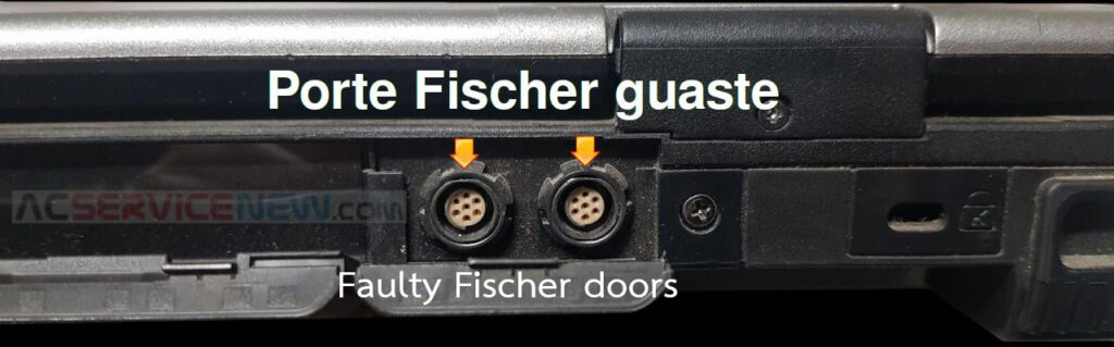 VAS 6150E  riparazione scheda porte Fischer