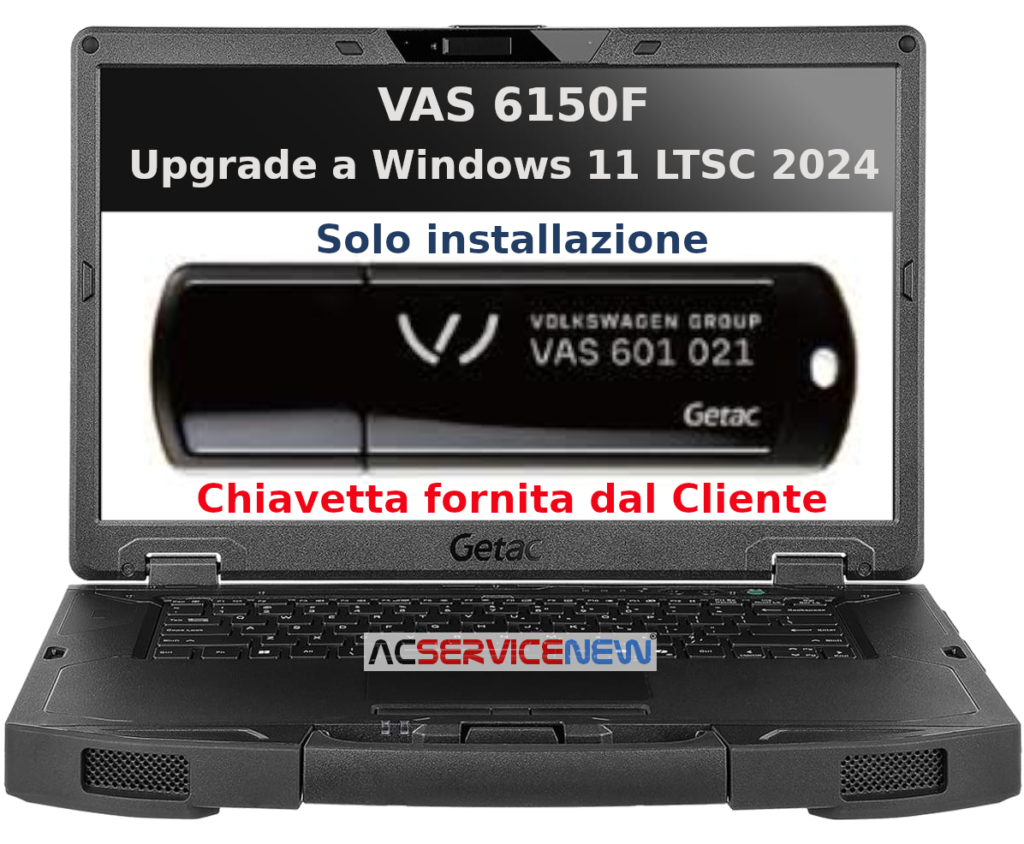 VAS 6150F upgrade a MS Windows 11